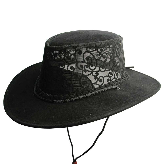 Extra-Large Size Soaker Hat for Women - Kakadu Australia Safari Hat Kakadu 7H16BLKX Black X-Large (60 cm)
