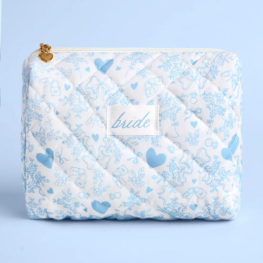 Bride Quilted Cosmetic Bag