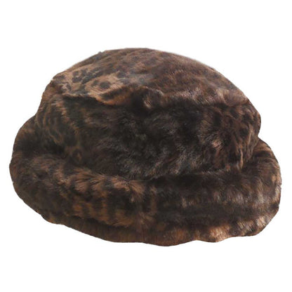 Faux Fur Bucket Hat - Scala Hats Bucket Hat Scala Hats LW201 Brown