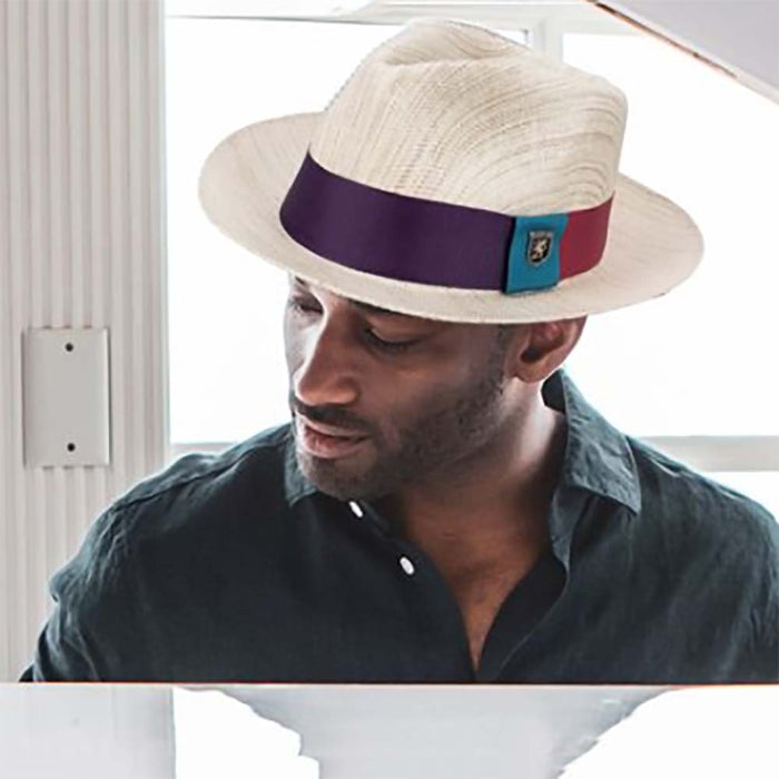 Fine Woven Matte Shantung Fedora - Stacy Adams Hats Fedora Hat Stacy Adams Hats