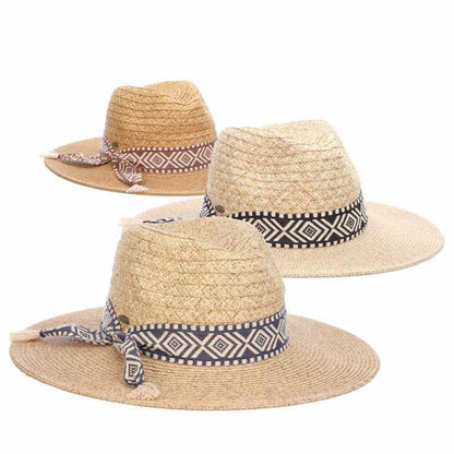 Florentino Safari Hat with Tribal Band - Scala Hats Safari Hat Scala Hats