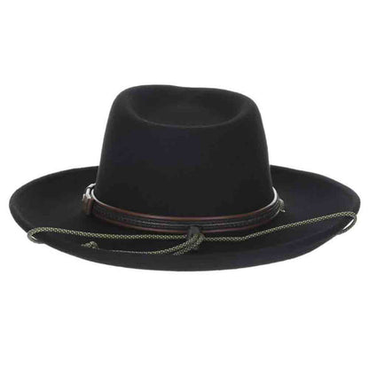 Four Seasons Wool Felt Safari Hat with Chin Cord - Scala Hats Safari Hat Scala Hats