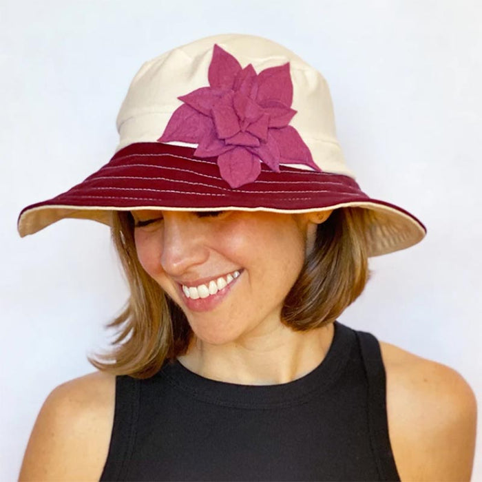 Garibaldi Organic Cotton Stretch Fit Sun Hat - Flipside Hats Wide Brim Hat Flipside Hats