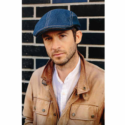 Glenwild Denim Ivy Cap - Stetson Hat Flat Cap Stetson Hats