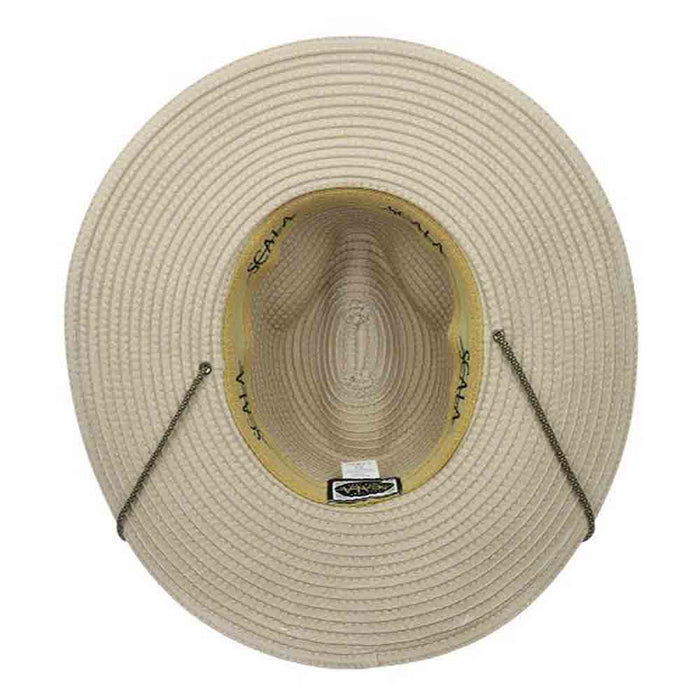 High Country Tribal Band Wide Brim Fabric Hat - Scala Hats Safari Hat Scala Hats