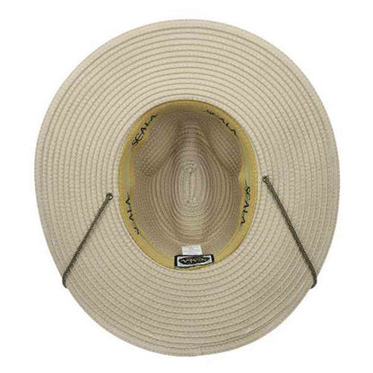 High Country Tribal Band Wide Brim Fabric Hat - Scala Hats Safari Hat Scala Hats