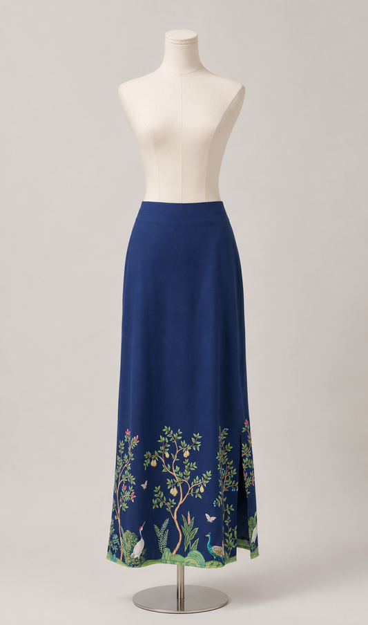 Hampton Border Maxi Skirt