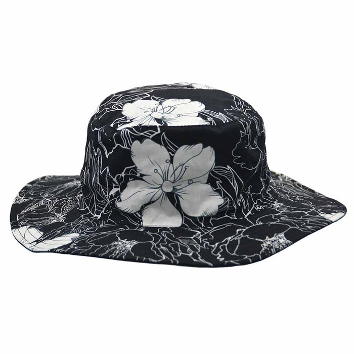 Junior Reversible Wide Brim Cotton Boonie Hat - Karen Keith Hats Bucket Hat Great hats by Karen Keith