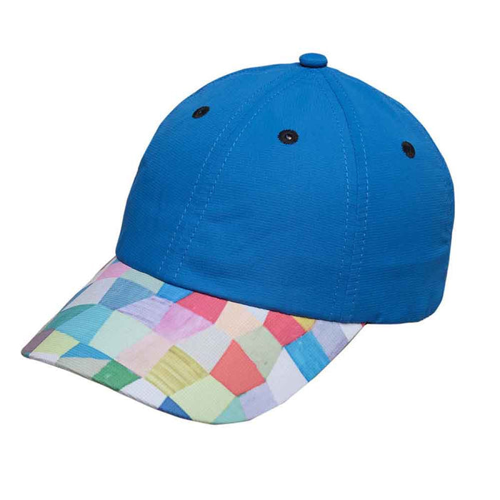 Kaleidoscope Baseball Cap for Petite Heads - GloveIt® Golf Hats Cap GloveIt C294 Blue XS/S