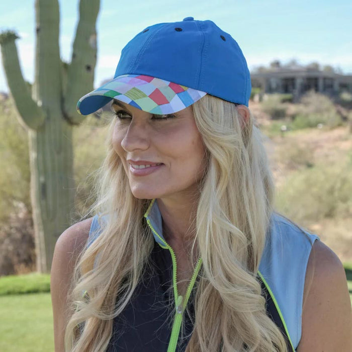 Kaleidoscope Baseball Cap for Petite Heads - GloveIt® Golf Hats Cap GloveIt