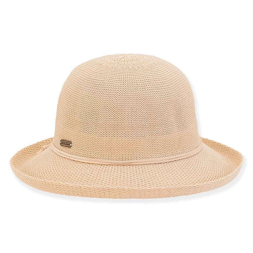 Knit Up Brim Hat for Women - Sun 'N' Sand Hats Kettle Brim Hat Sun N Sand Hats HH2718B Natural OS (58 cm)
