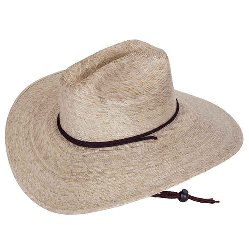 Lifeguard Light Palm Leaf Sun Hat with Chin Strap - Tula Hats Lifeguard Hat Tula Hats TU1-1301 Natural S/M (56 - 57 cm)