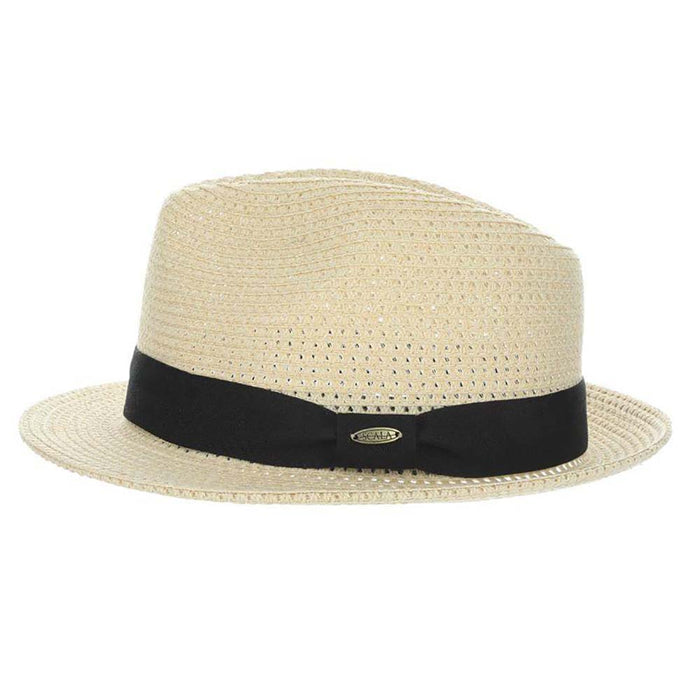Lightweight Summer Fedora for Men - Scala Collection Hats Fedora Hat Scala Hats