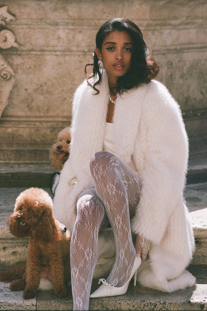 Marisa Fur Coat (White)