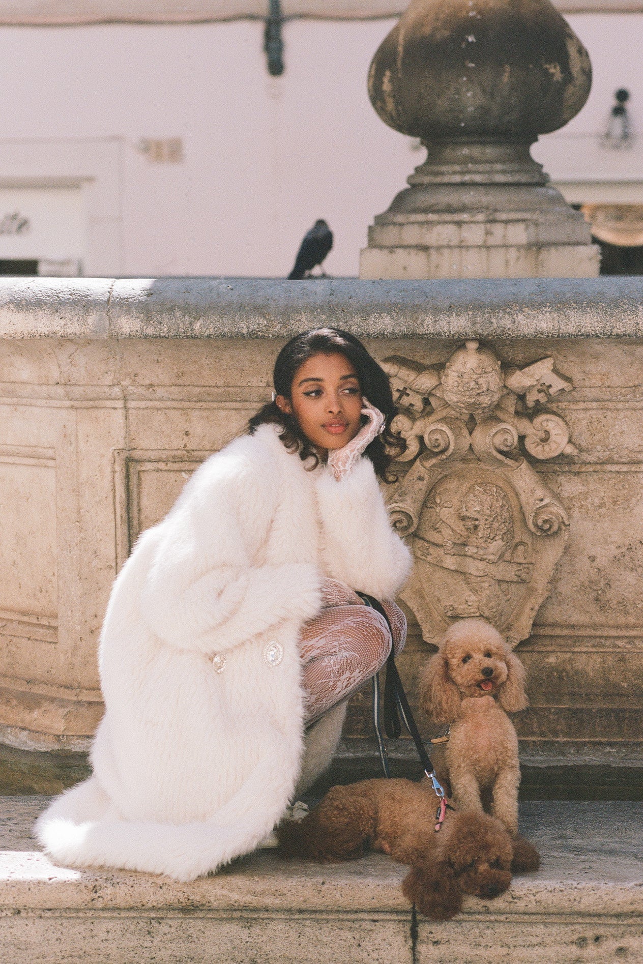 Marisa Fur Coat (White)