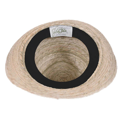 Memphis Burnt Palm Leaf Fedora Hat - Tula Hats Fedora Hat Tula Hats