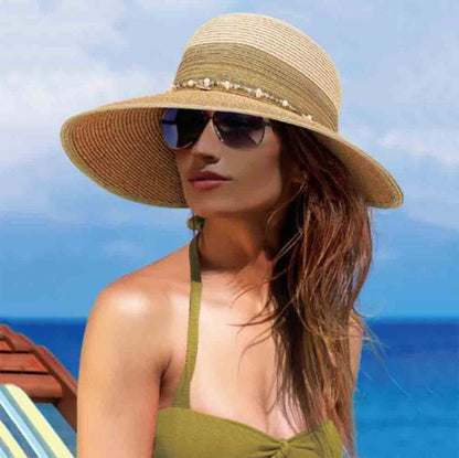 Metallic Braided Backless Facesaver Sun Hat - Sun 'N' Sand Hats Facesaver Hat Sun N Sand Hats