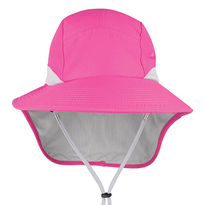 Microfiber Large Bill UV Cap with Neck Cape - Juniper UV Wear Cap MegaCI