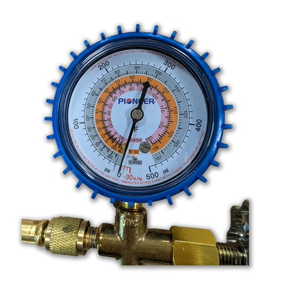 Mini Split Low Side Suction Charging Service Gauge Hose Set 5/16" Port