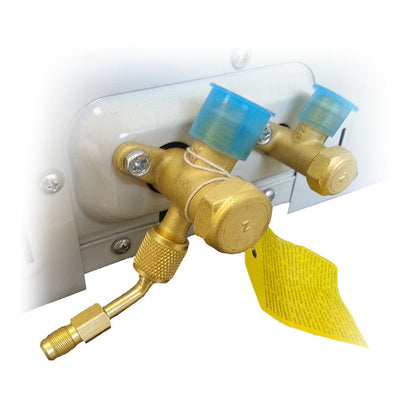 Charging vacuum port adapter