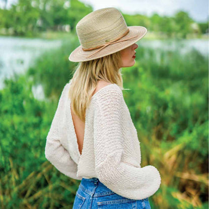 Multi Color Safari Hat with Metallic Detail - Scala Hats Safari Hat Scala Hats
