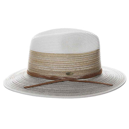 Multi Color Safari Hat with Metallic Detail - Scala Hats Safari Hat Scala Hats