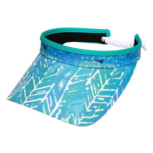 Mystic Sea Golf Sun Visor with Coil Lace - GloveIt® Golf Hats Visor Cap GloveIt V276 Green