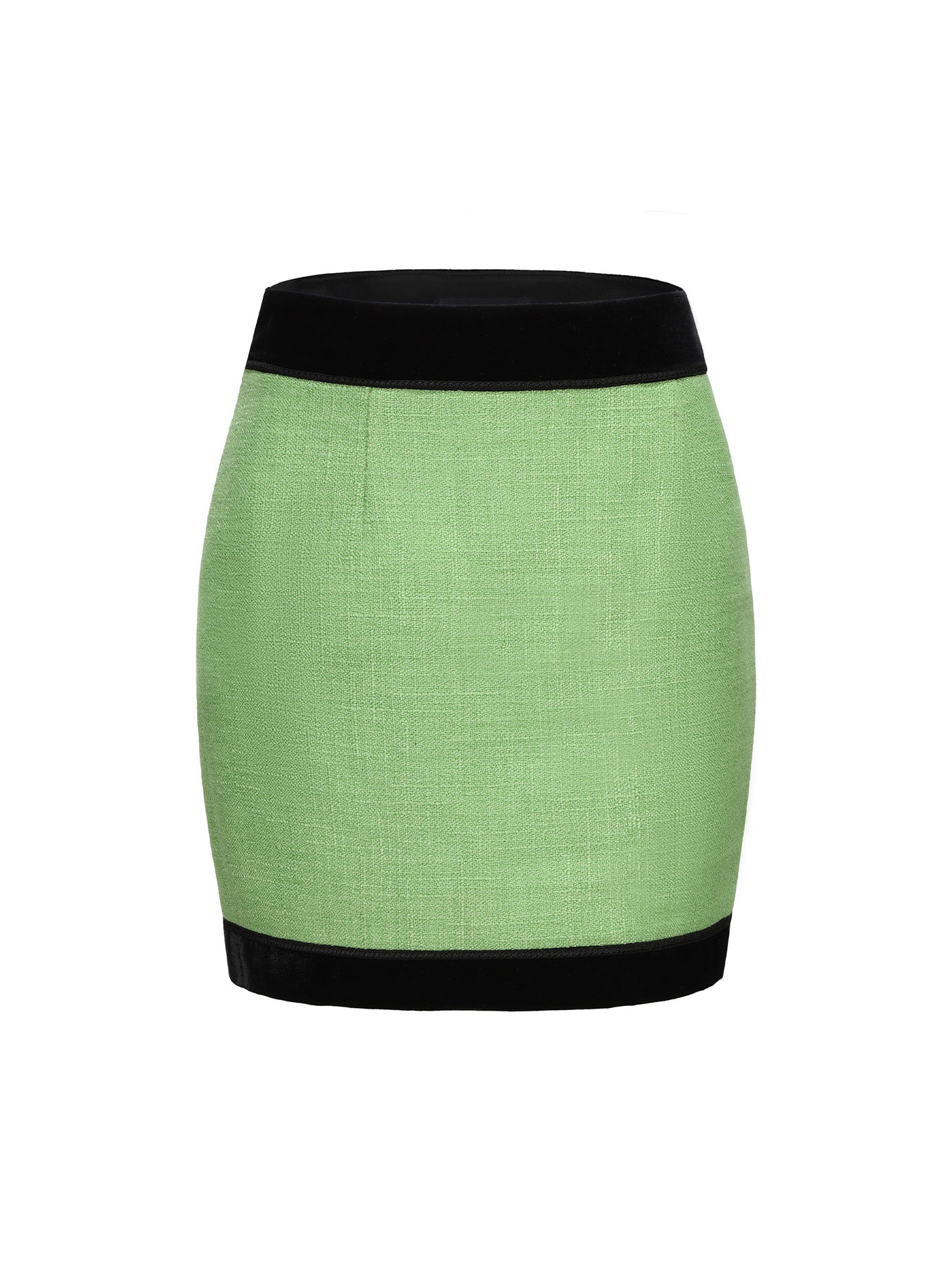 Michelle Tweed Skirt (Green) (Final Sale)