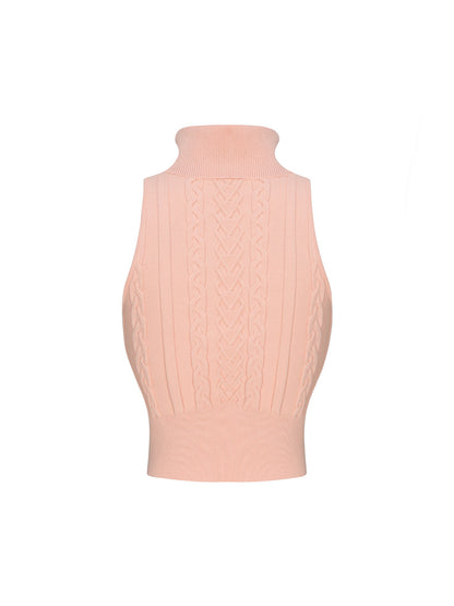 Janelle Knit Top (Peach) (Final Sale)