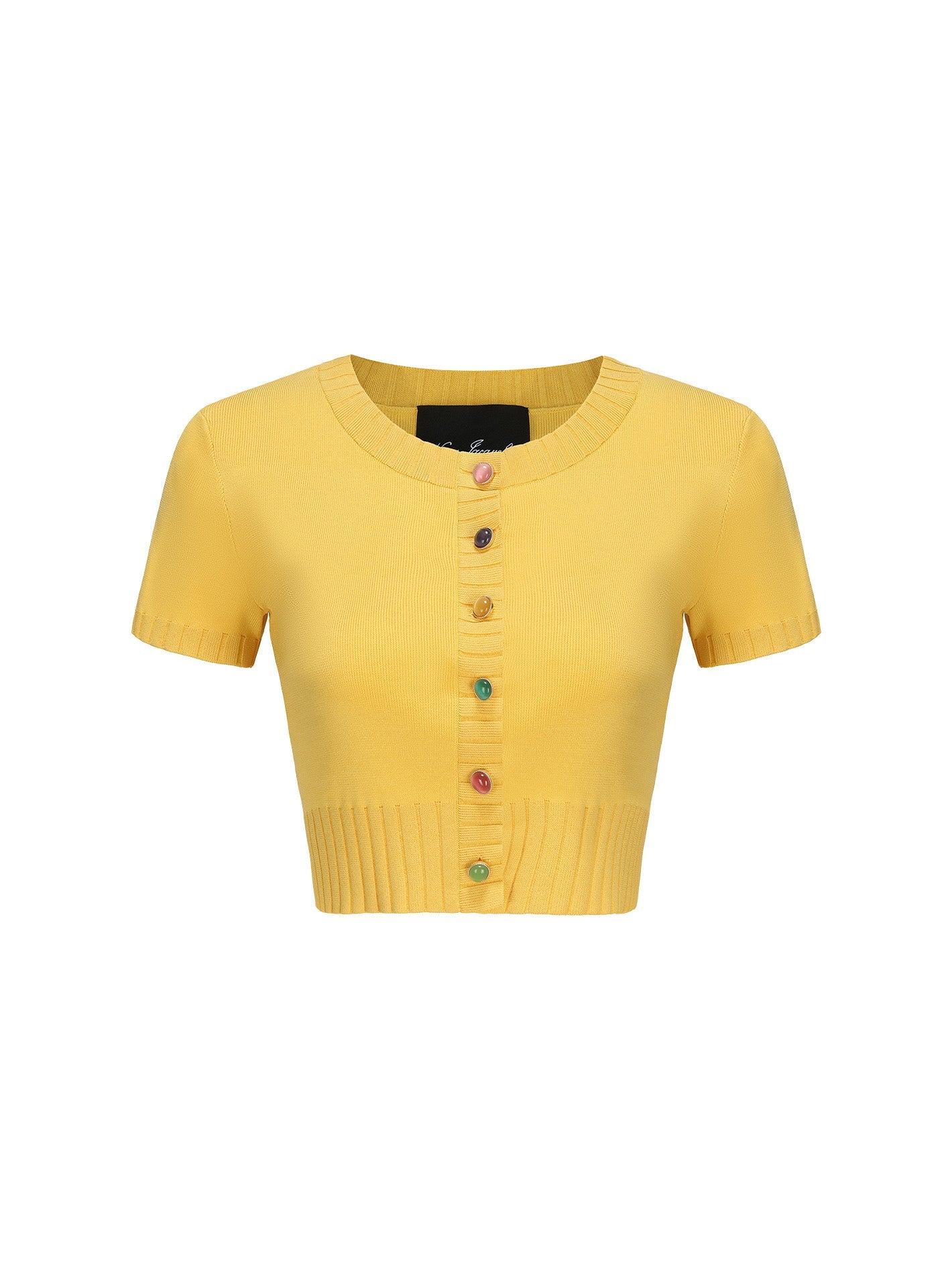 Kennedy Knit Top Set (Yellow) (Final Sale)