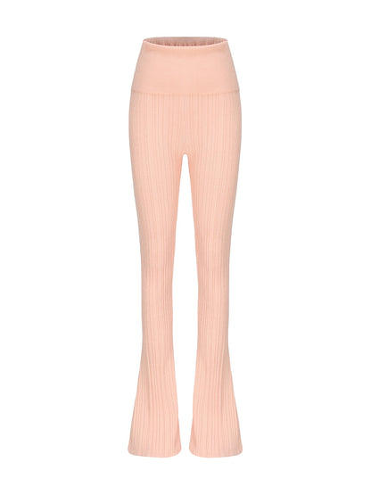 Janelle Knit Pants (Peach) (Final Sale)