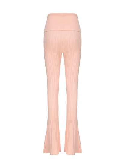 Janelle Knit Pants (Peach) (Final Sale)