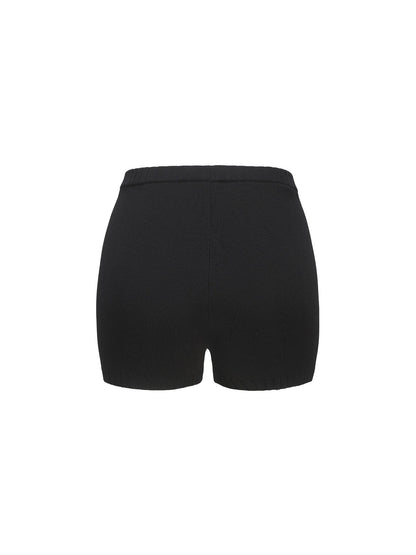 Kennedy Knit Shorts (Black) (Final Sale)