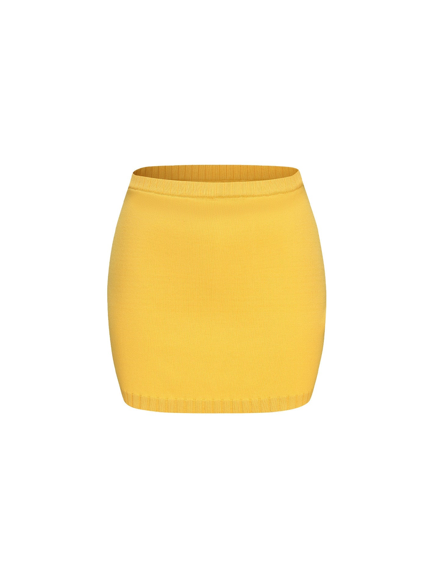 Kennedy Knit Skirt (Yellow) (Final Sale)