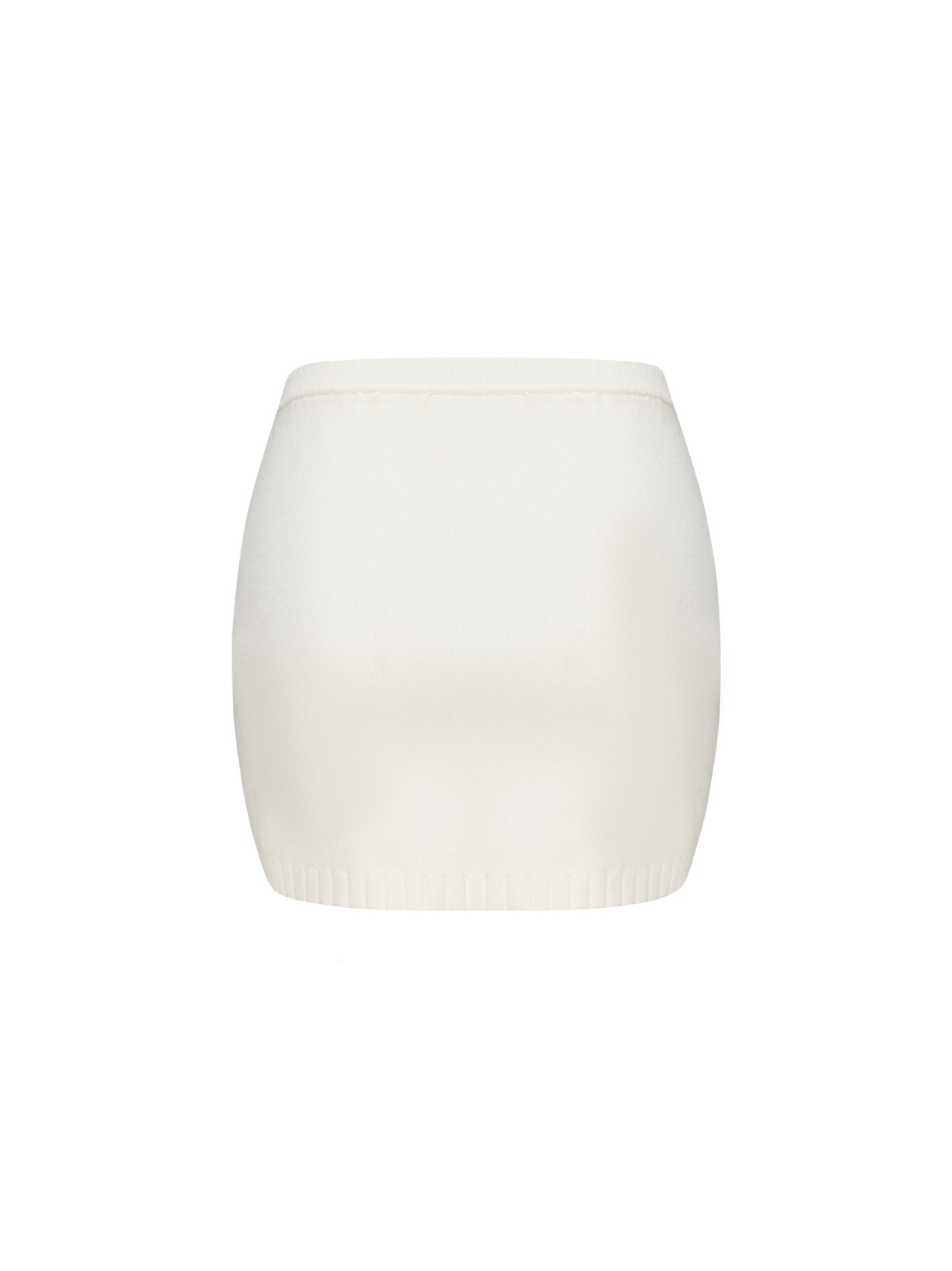 Kennedy Knit Skirt (White) (Final Sale)