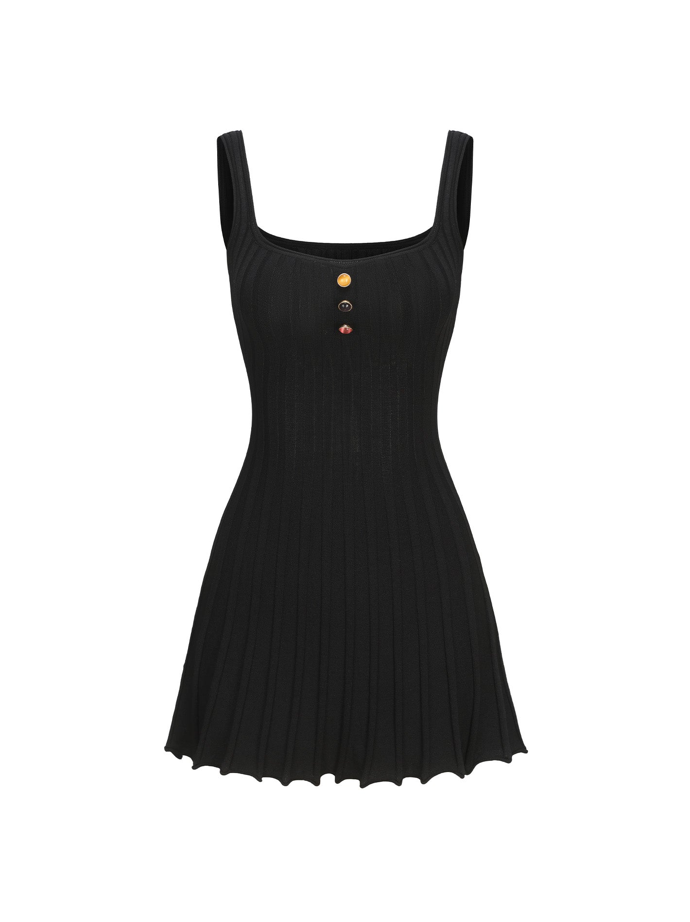 Janelle Knit Dress (Black) (Final Sale)