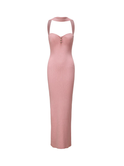 Estelle Knit Dress (Pink) (Final Sale)