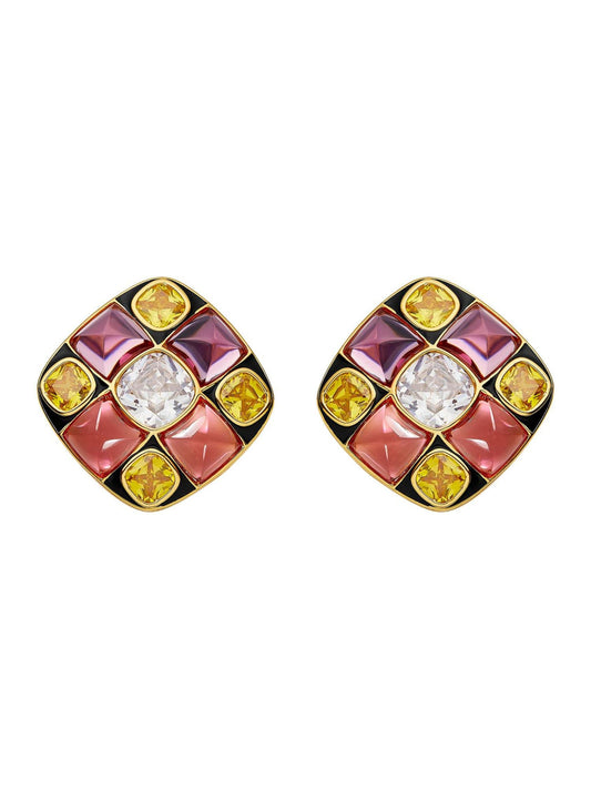 Cassandra Earrings (Pink) (Final Sale)