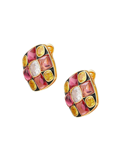 Cassandra Earrings (Pink) (Final Sale)