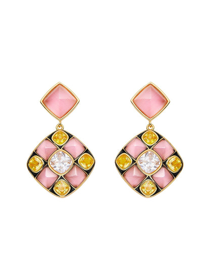 Claudia Earrings (Pink) (Final Sale)