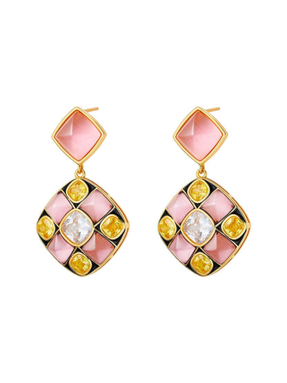 Claudia Earrings (Pink) (Final Sale)