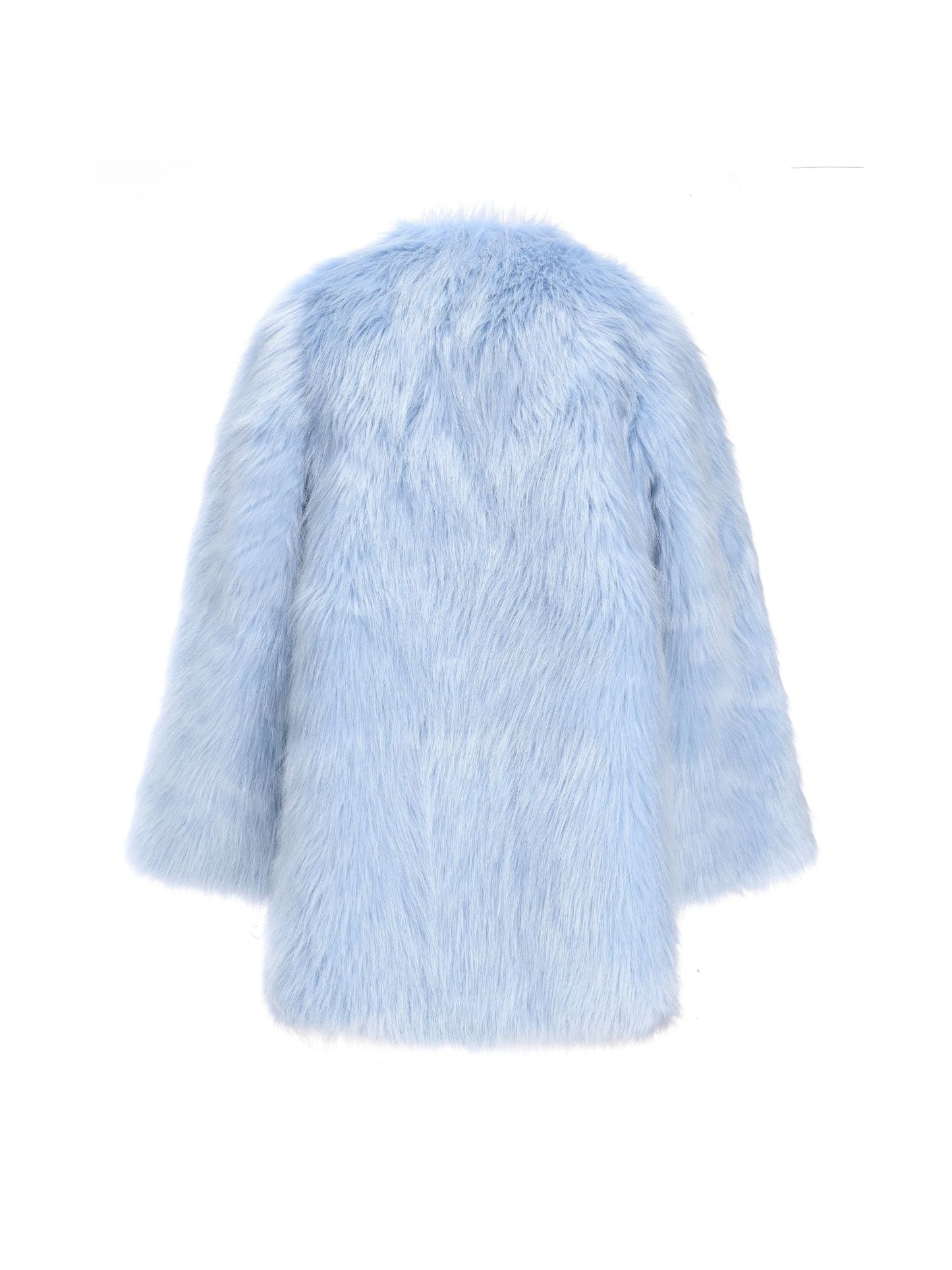Adeline Fur Coat (Blue) (Final Sale)