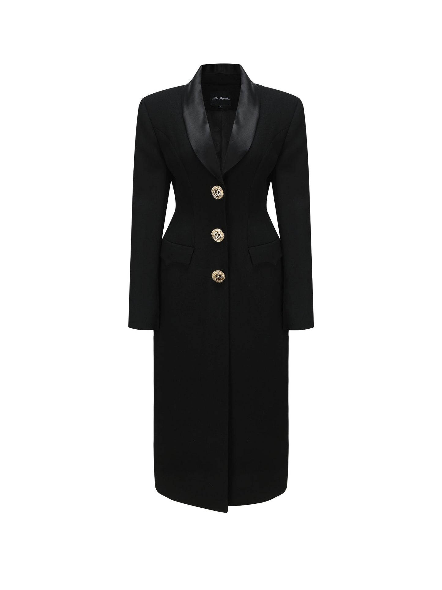 Evie Long Suit Jacket (Black) (Final Sale)