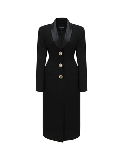 Evie Long Suit Jacket (Black) (Final Sale)