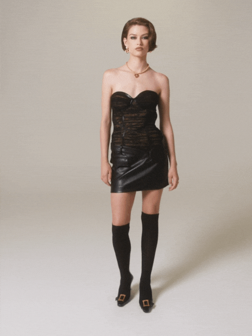 Jane Lace Dress (Black) (Final Sale)