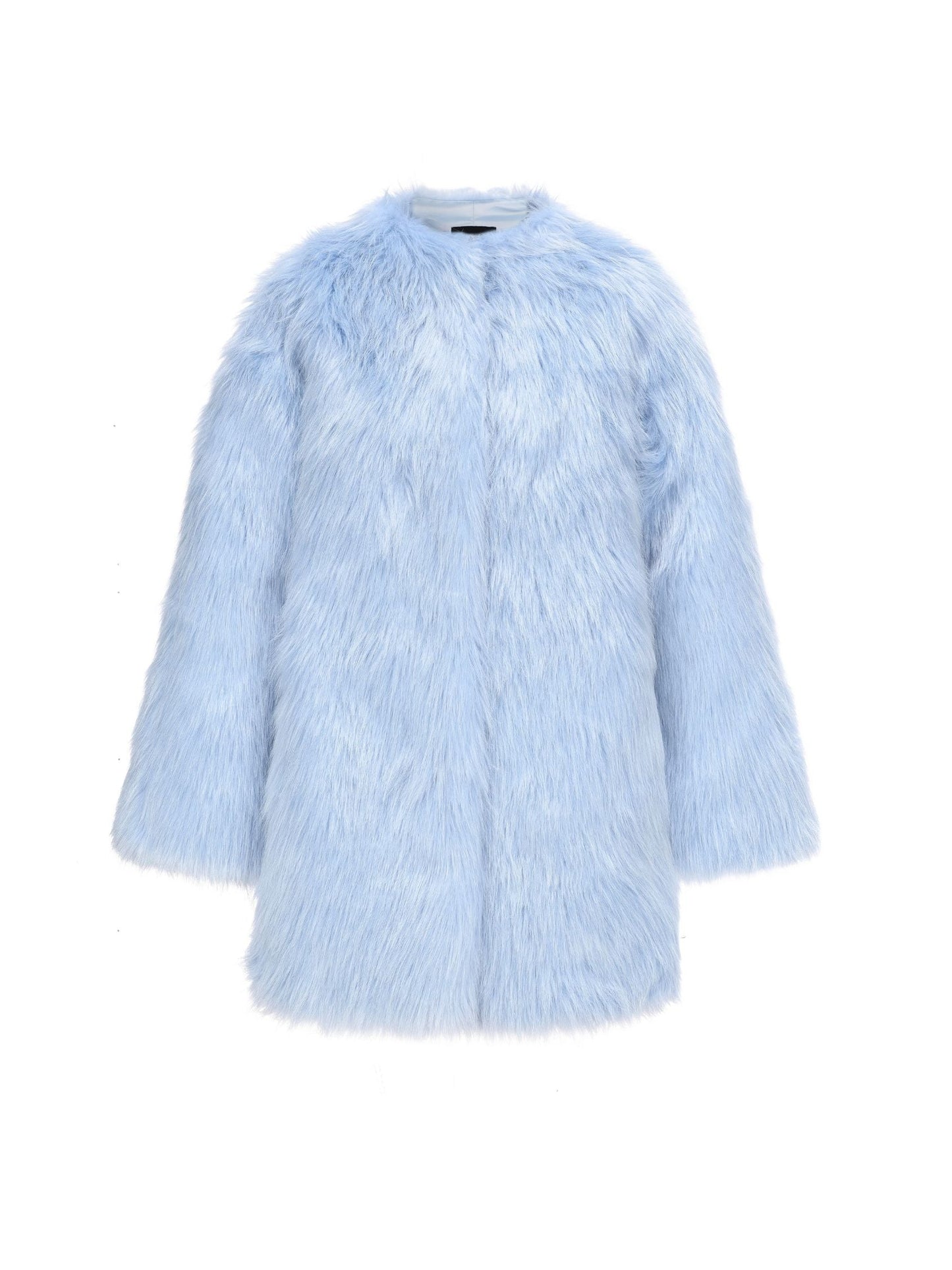 Adeline Fur Coat (Blue) (Final Sale)