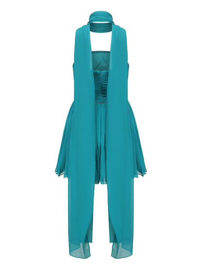 Chloe Dress (Blue) (Final Sale)