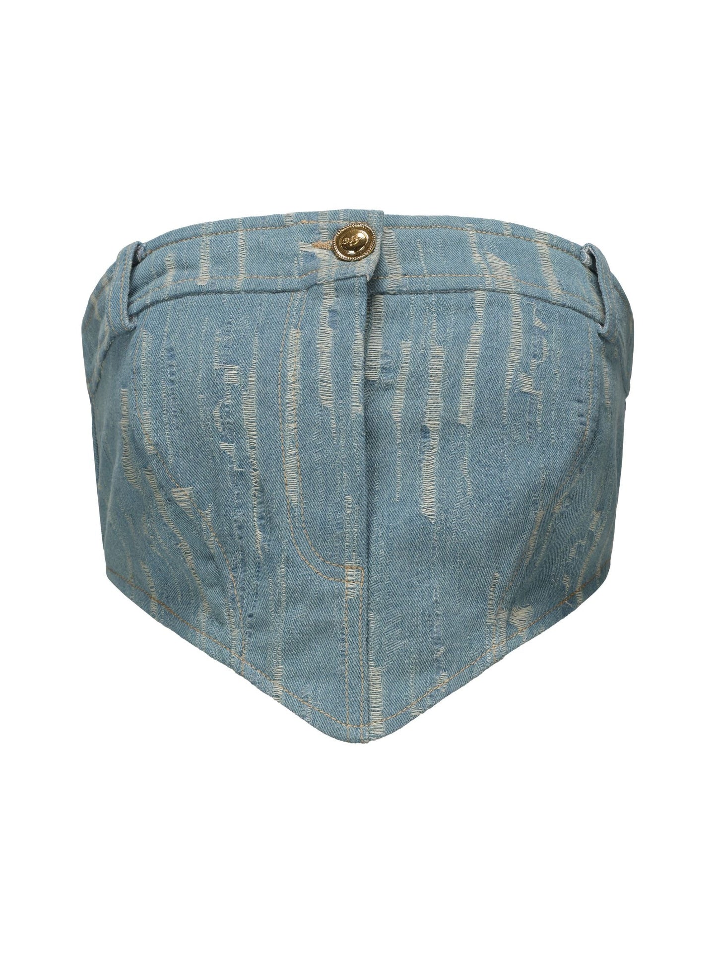 Claire Denim Top (Final Sale)