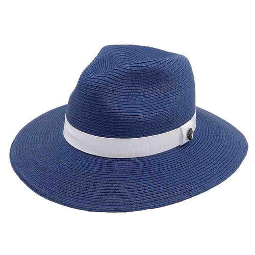 Navy Sun Hat with White Band - Tommy Bahama Safari Hat Tommy Bahama Hats TBL408 Navy Medium (57 cm)