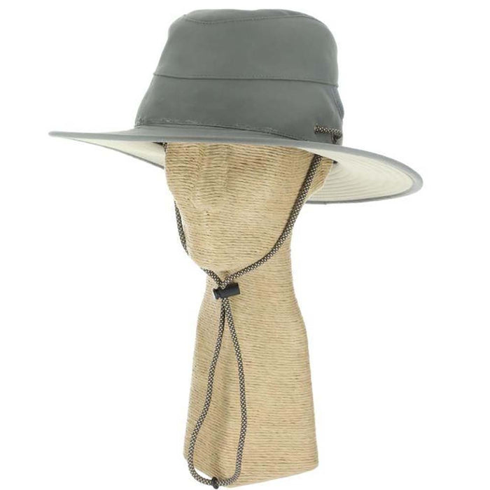 No Fly Zone™ Cooling Outback Hat with Chin Cord - Scala Hats Bucket Hat Scala Hats